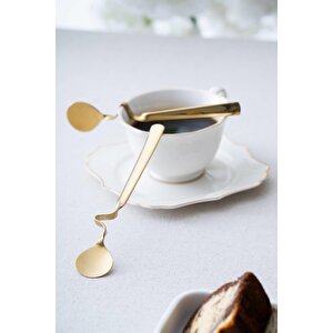 Karat Moon 2 Adet Kavisli Çelik Kaşık - 16 Cm