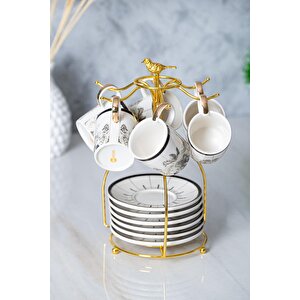 Mist 6 Kişilik Kahve Fincanı Takımı - 90 Ml
