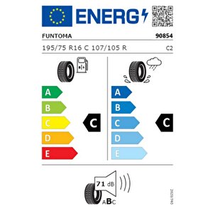 195/75 R16 C Tl 107/105r 8pr Vanfun Winter Kış Lastiği (üretim Tarihi:2024)