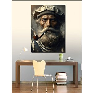 Kanvas Tablo Pipolu Kaptan 50x70 cm