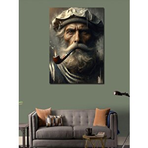 Kanvas Tablo Pipolu Kaptan 50x70 cm