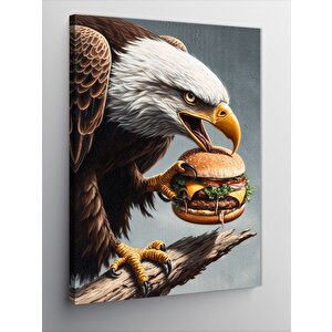 Kanvas Tablo Burger Kartalı 50x70 cm