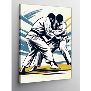 Kanvas Tablo Karate Yapan İnsanlar 50x70 cm