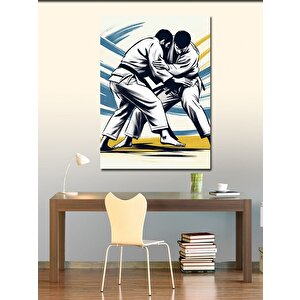 Kanvas Tablo Karate Yapan İnsanlar 50x70 cm