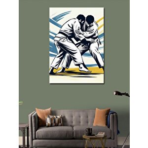 Kanvas Tablo Karate Yapan İnsanlar 50x70 cm