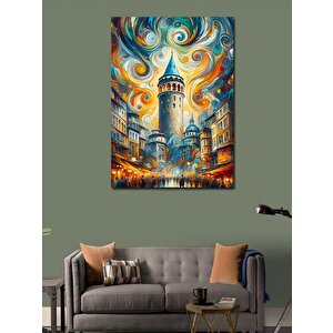 Kanvas Tablo Galata Kulesi 100x140 cm