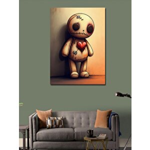 Kanvas Tablo Kalpli Oyuncak Bebek 50x70 cm