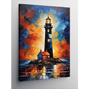 Kanvas Tablo Fener Kulesi 100x140 cm
