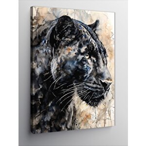 Kanvas Tablo Kral Aslan Ve Yavrusu 70x100 cm