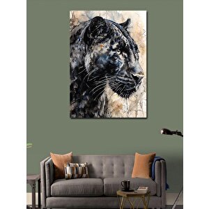 Kanvas Tablo Kral Aslan Ve Yavrusu 70x100 cm