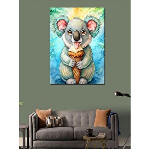 Kanvas Tablo Sevimli Koala 100x140 cm
