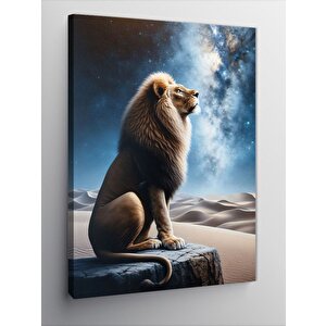 Kanvas Tablo Dağ Aslanı 70x100 cm