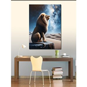 Kanvas Tablo Dağ Aslanı 70x100 cm