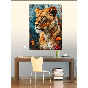 Kanvas Tablo Dişi Aslan 70x100 cm