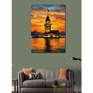 Kanvas Tablo Kız Kulesi 100x140 cm