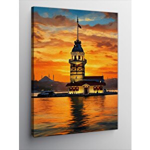 Kanvas Tablo Kız Kulesi 70x100 cm