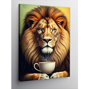 Kanvas Tablo Çay Aslanı 50x70 cm