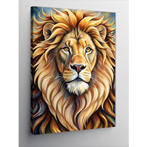 Kanvas Tablo Aslan 70x100 cm