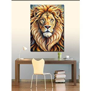 Kanvas Tablo Aslan 70x100 cm