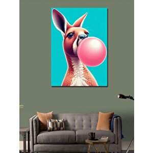 Kanvas Tablo Balonlu Kanguru 50x70 cm
