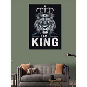 Kanvas Tablo Kral Aslan 50x70 cm