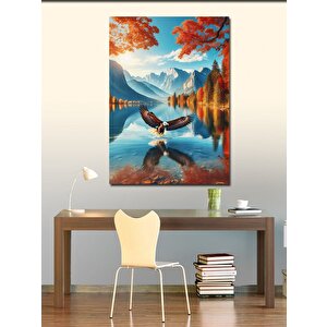 Kanvas Tablo Göldeki Kartal 70x100 cm