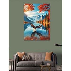 Kanvas Tablo Göldeki Kartal 70x100 cm