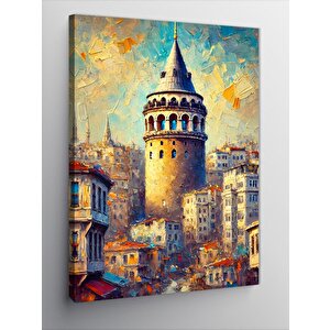 Kanvas Tablo Galata Kulesi 100x140 cm