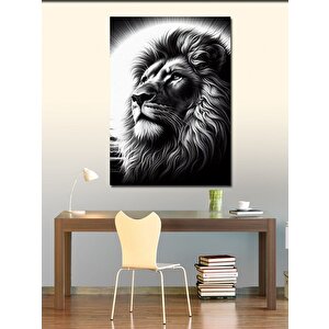 Kanvas Tablo Aslan Portresi 50x70 cm