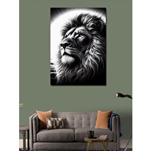 Kanvas Tablo Aslan Portresi 50x70 cm