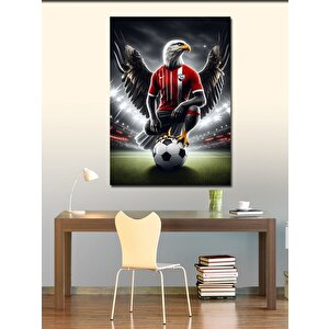 Kanvas Tablo Futbolcu Kartal