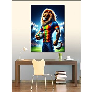 Kanvas Tablo Futbolcu Aslan