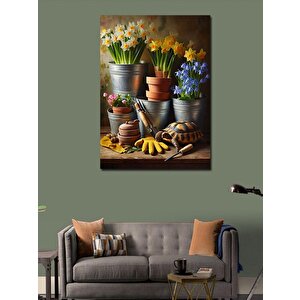 Kanvas Tablo Doğa Bahçesi 70x100 cm