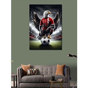 Kanvas Tablo Futbolcu Kartal 50x70 cm