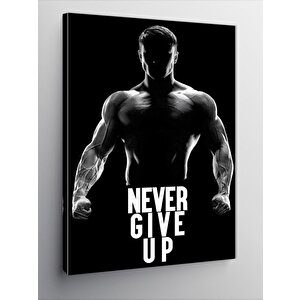 Kanvas Tablo Asla Pes Etme Gym Temalı 50x70 cm