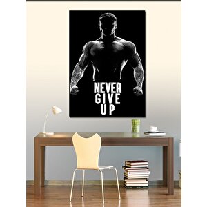 Kanvas Tablo Asla Pes Etme Gym Temalı 50x70 cm