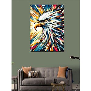 Kanvas Tablo Desenler Ve Kartal 100x140 cm