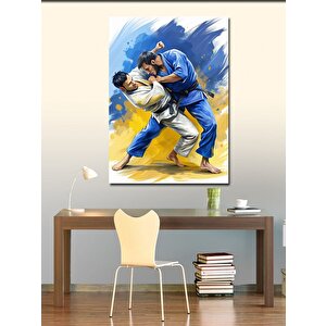 Kanvas Tablo Karate Sporu 50x70 cm
