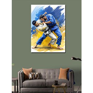 Kanvas Tablo Karate Sporu 50x70 cm