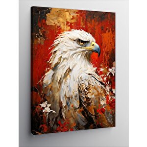 Kanvas Tablo Beyaz Kartal 100x140 cm