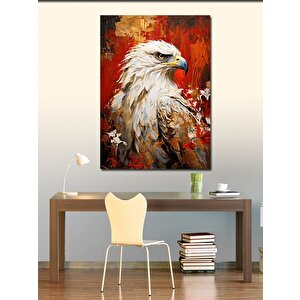 Kanvas Tablo Beyaz Kartal 100x140 cm