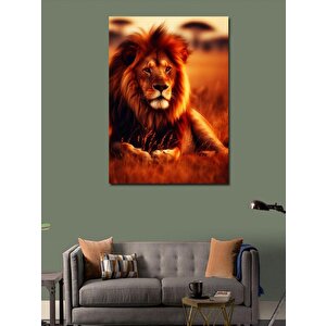 Kanvas Tablo Aslan Portresi 50x70 cm