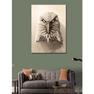 Kanvas Tablo Kartal Portresi 100x140 cm