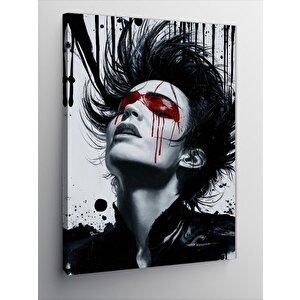 Kanvas Tablo Gözyaşı Çizgi 50x70 cm