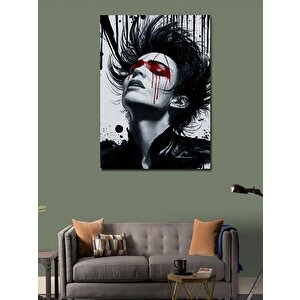 Kanvas Tablo Gözyaşı Çizgi 50x70 cm