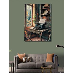Kanvas Tablo Yazı Odası 70x100 cm