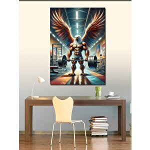 Kanvas Tablo Kanatlı Sporcu Kartal 70x100 cm