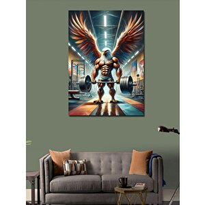 Kanvas Tablo Kanatlı Sporcu Kartal 70x100 cm