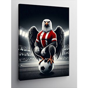 Kanvas Tablo Kartal Futbolcu 100x140 cm