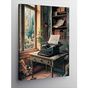 Kanvas Tablo Yazı Odası 50x70 cm